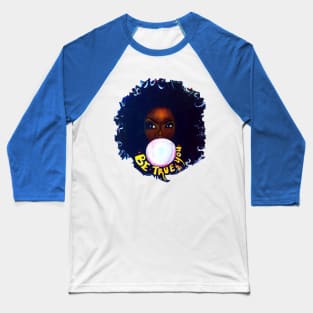 Afro Hair Brown Skin Baseball T-Shirt